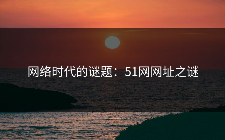 网络时代的谜题：51网网址之谜